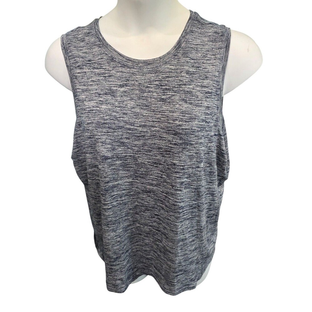 Danskin Women’s XL Tank Top Heather Gray Sleeveless Activewear Pre-Owned